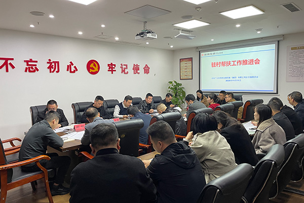 广元市利州发展控股（集团）有限公司召开驻村帮扶工作推进会